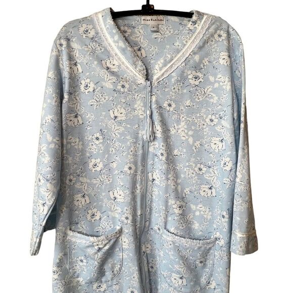 Miss Elaine 2pc Floral Bouquets Robe and Gown Set - Picture 3 of 16